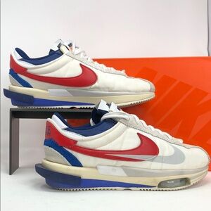 Nike Zoom Cortez SP x Sacai White University Red Men’s Sneakers - Size 10